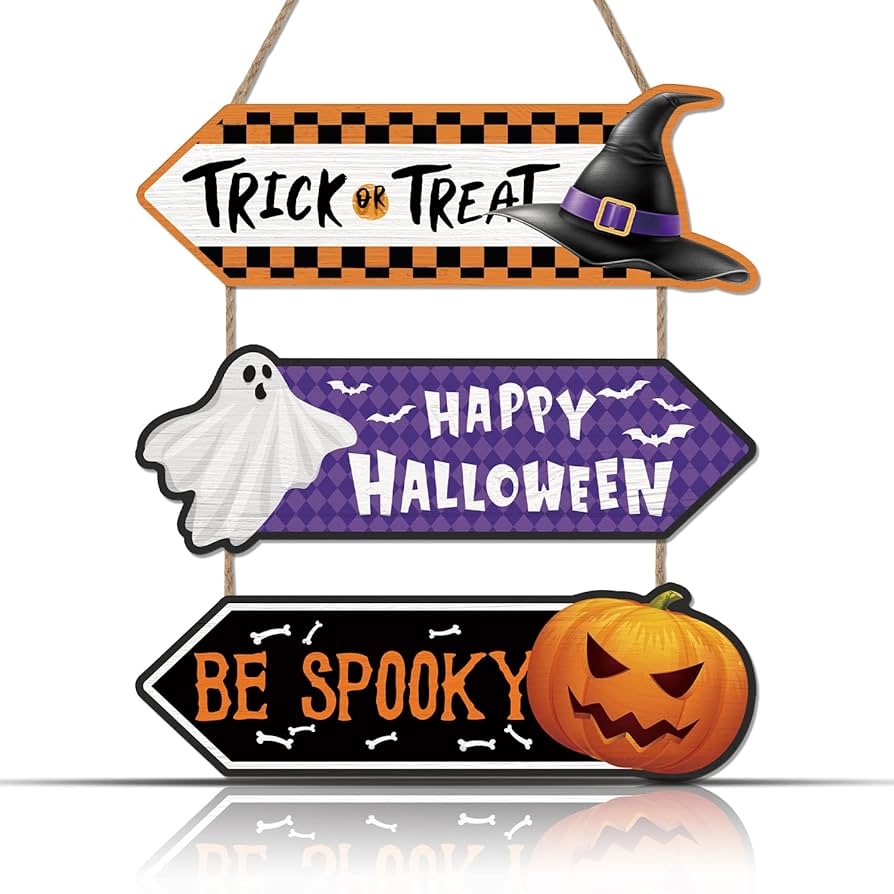 printable halloween door decorations