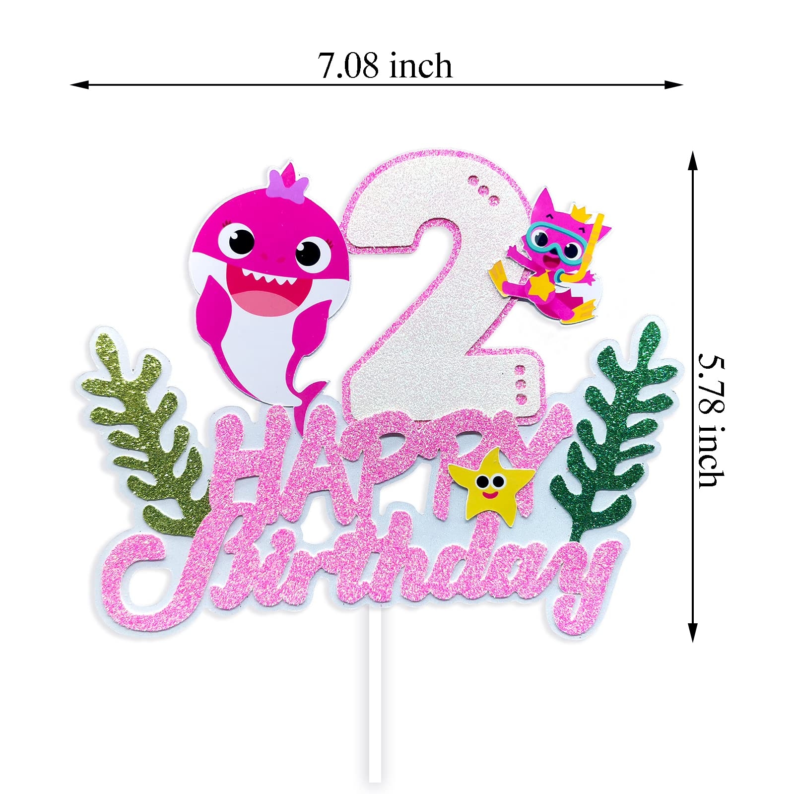 baby shark cake topper printable