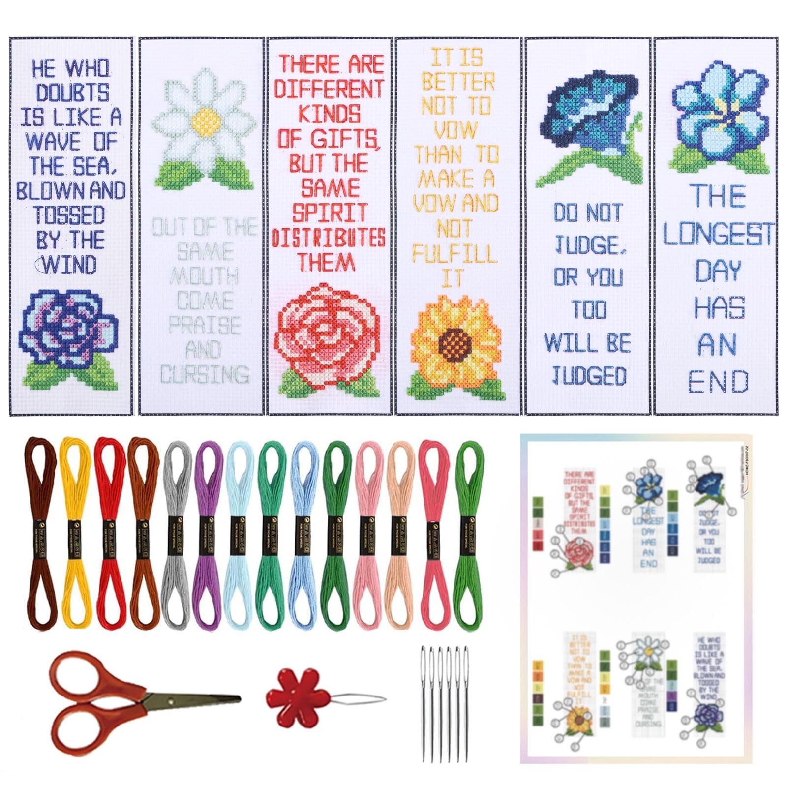 free printable counted cross stitch bookmark patterns