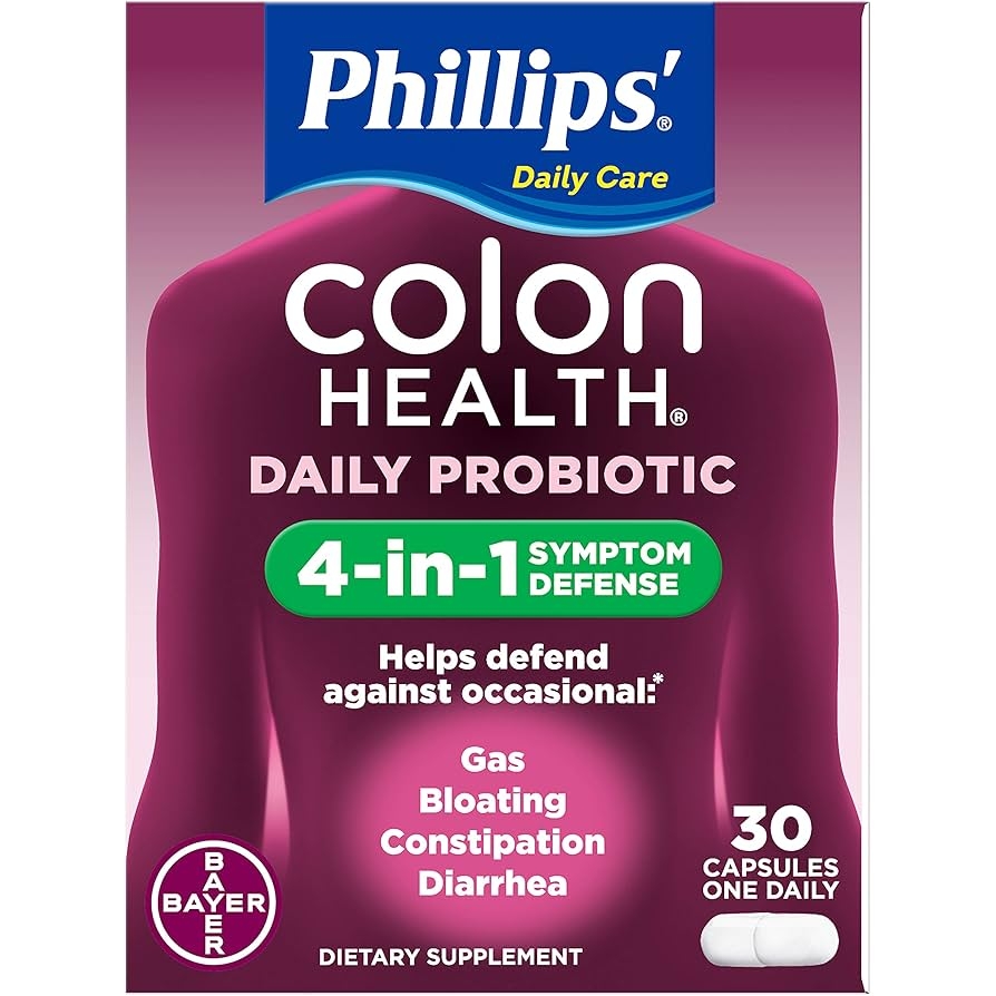 Amazon Phillips Colon Health Capsules 30 Capsules Pack Of 3 Health U0026 Household