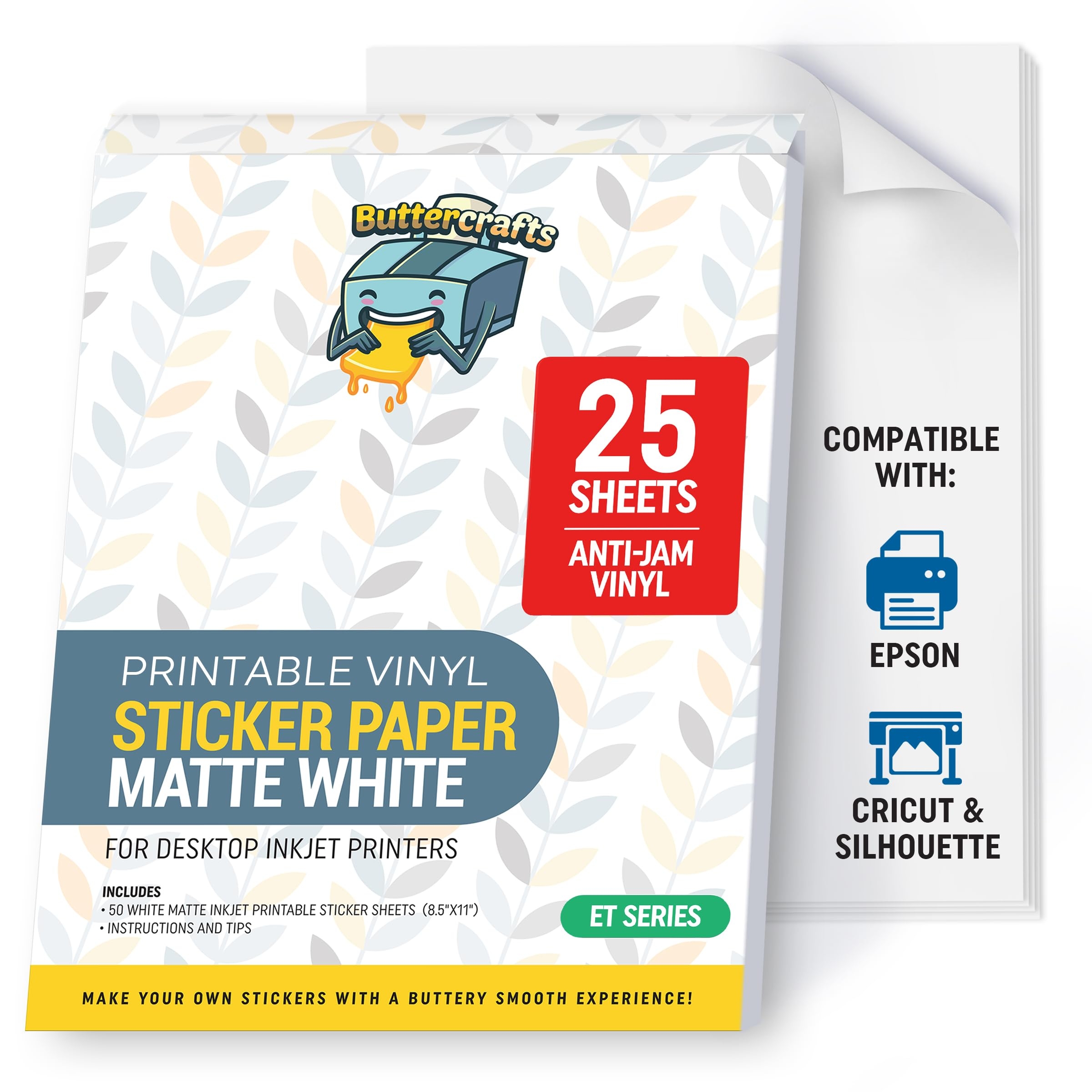 Amazon Premium Printable Vinyl Sticker Paper For Epson 25 