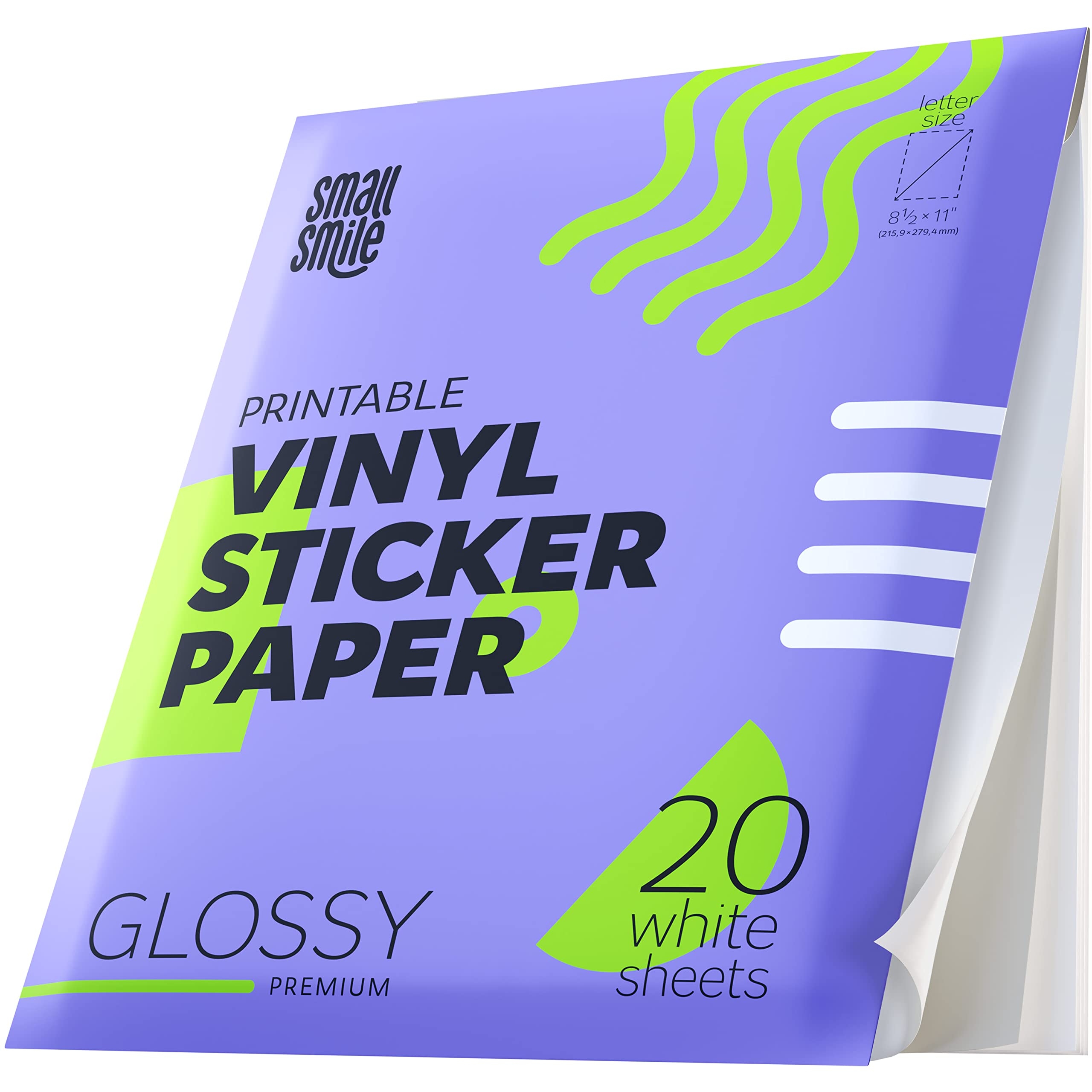 Amazon Premium Printable Vinyl Sticker Paper For Inkjet 