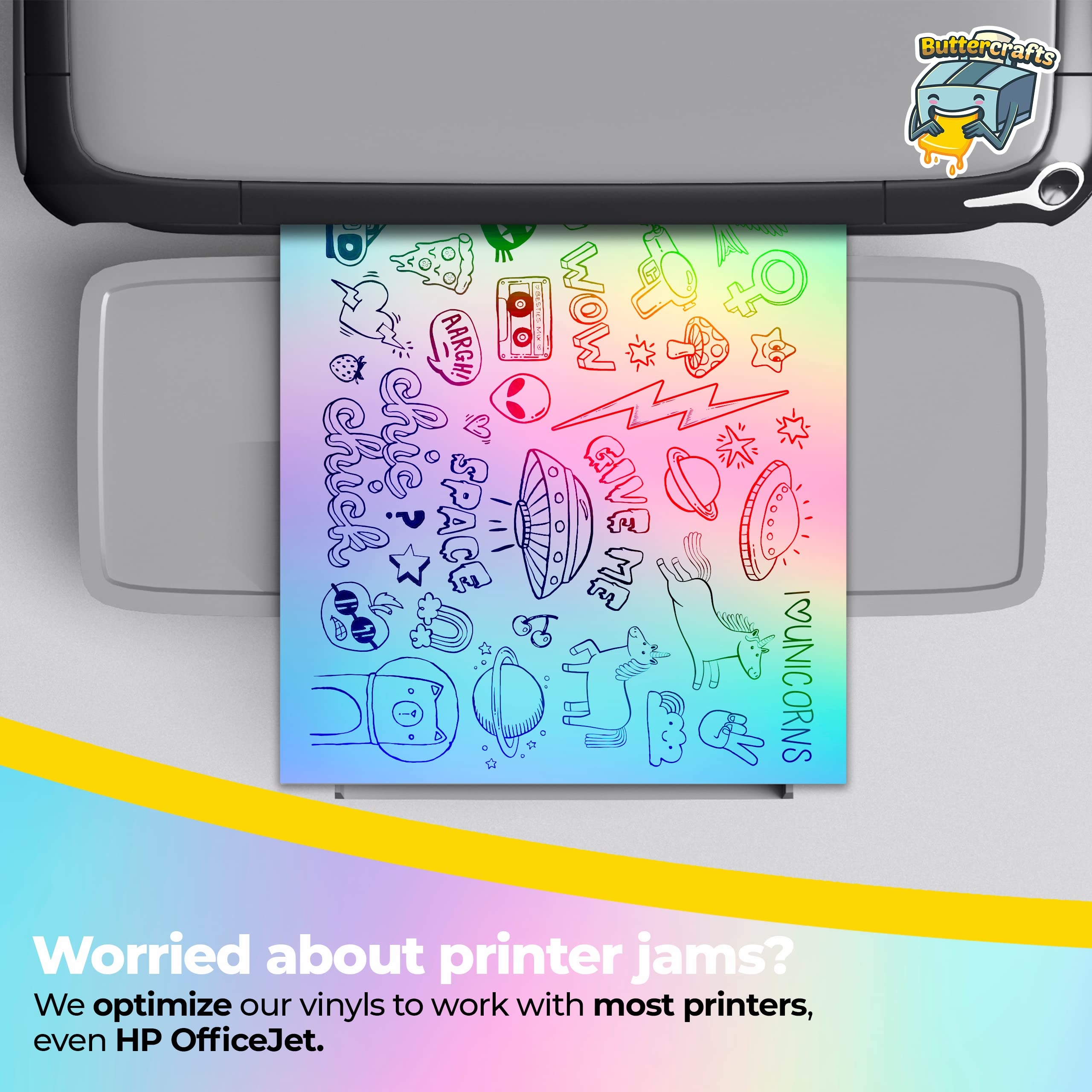 Amazon Printable Vinyl For Inkjet Printer Holographic 