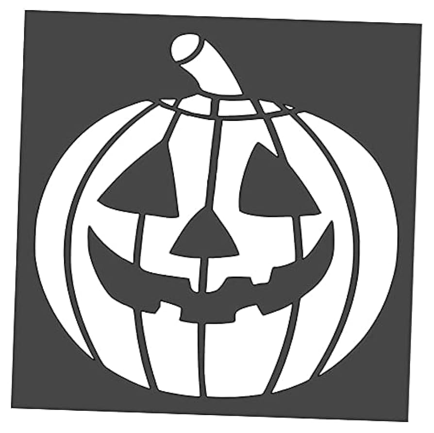 Amazon Pumpkin Jack O Lantern Reusable Custom Cut Stencil 