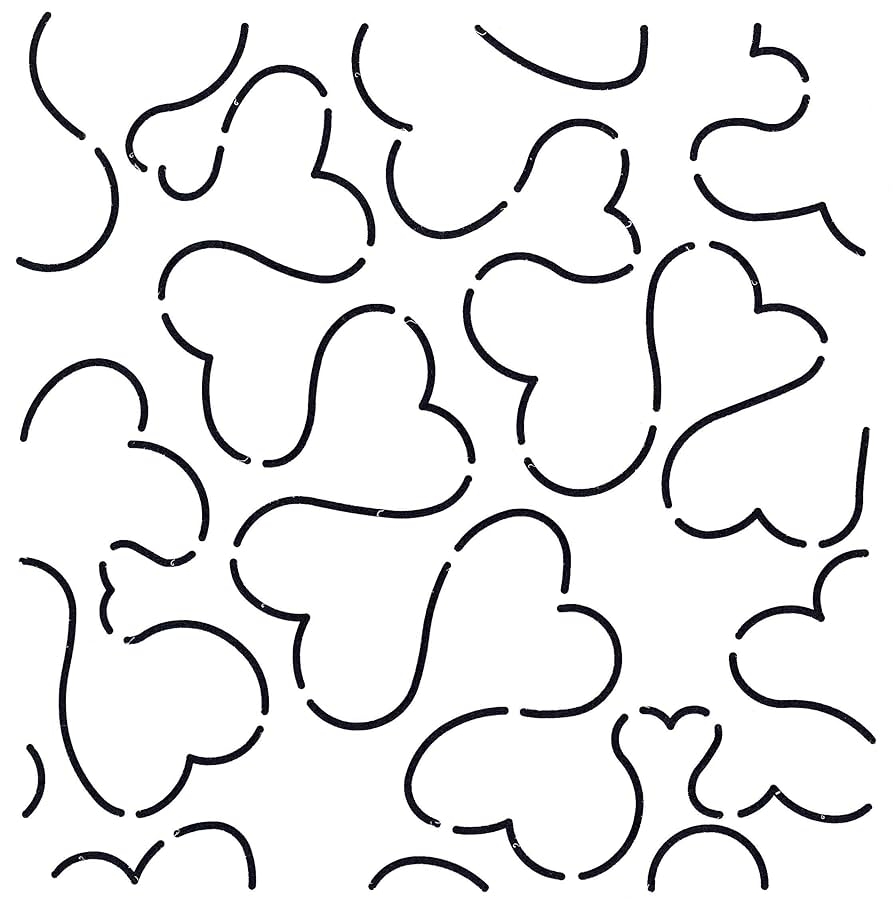 Amazon Quilting Creations Heart Stipple Quilt Stencil