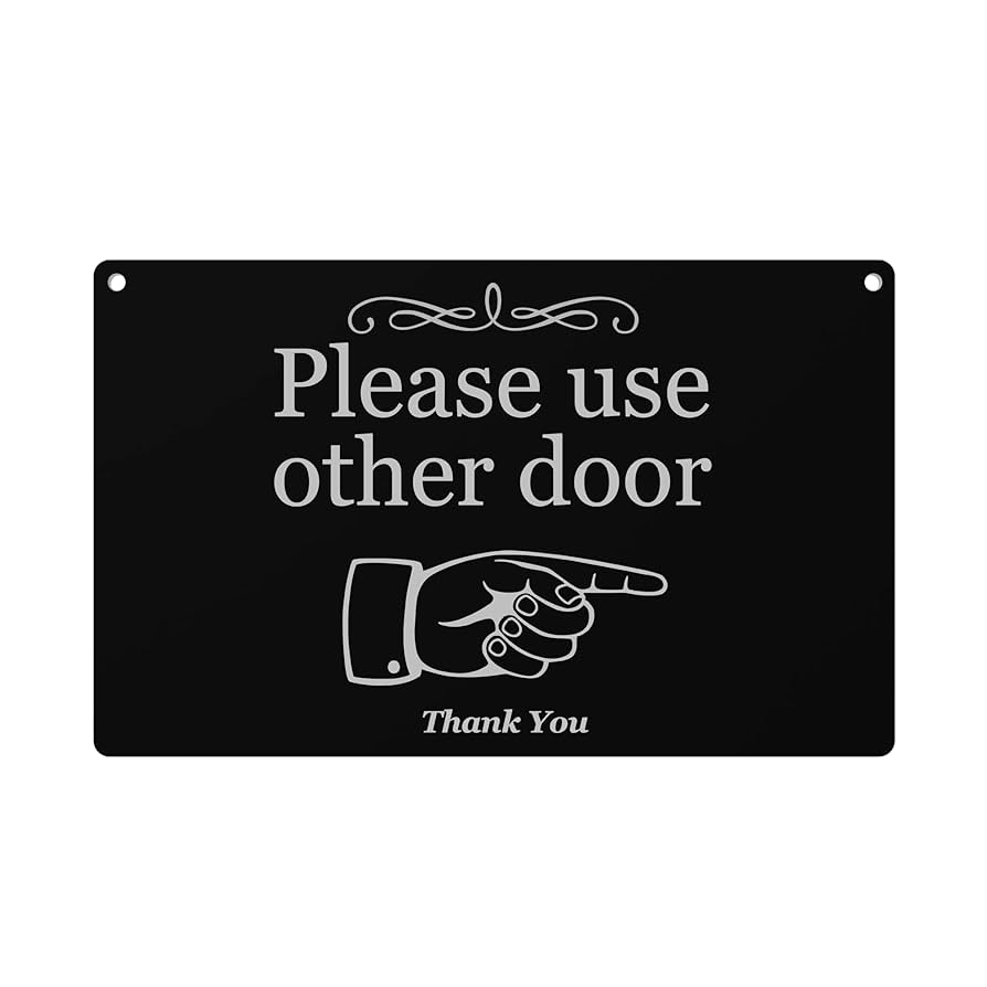 please use other door sign printable