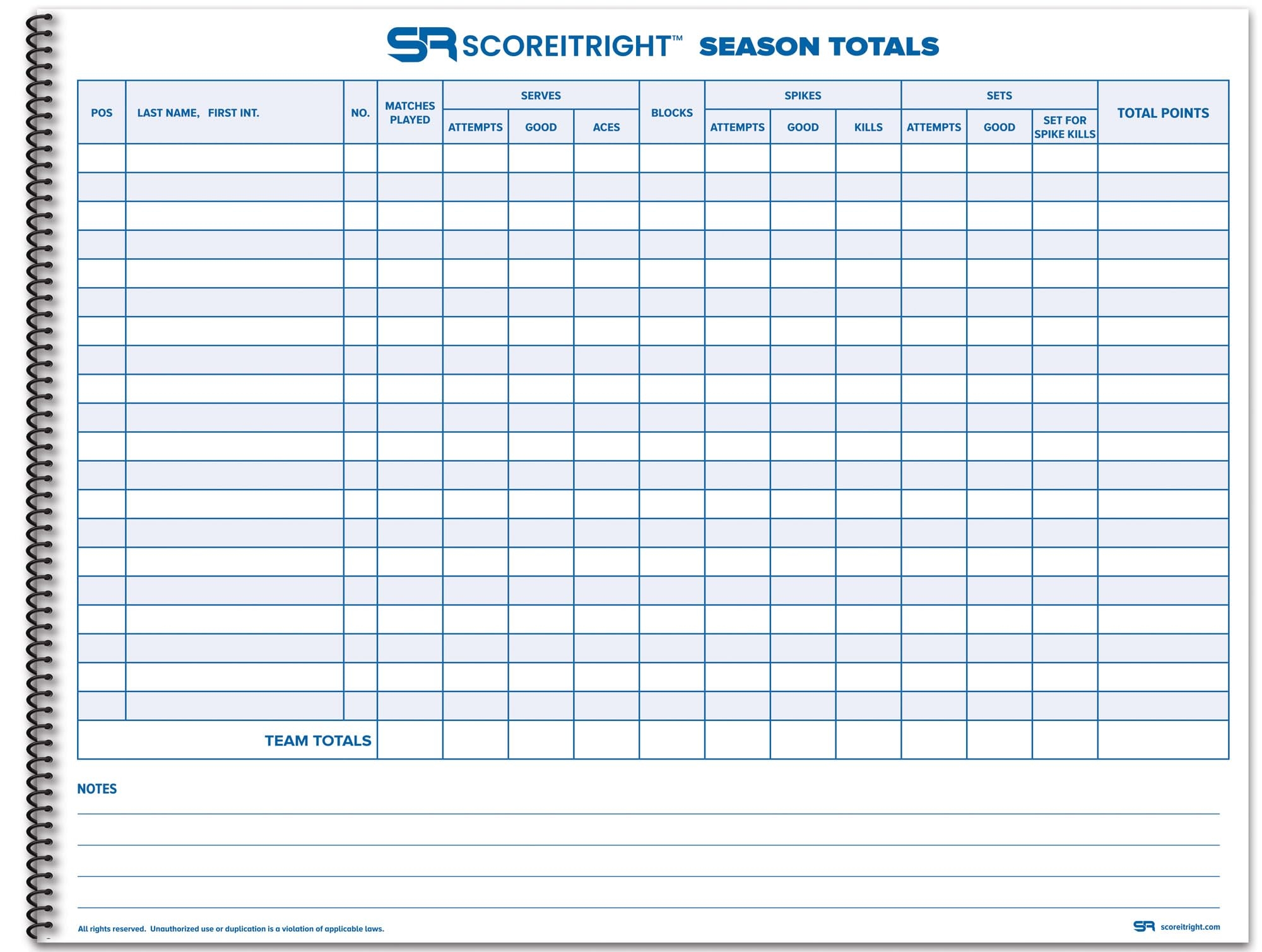 volleyball score sheets printable