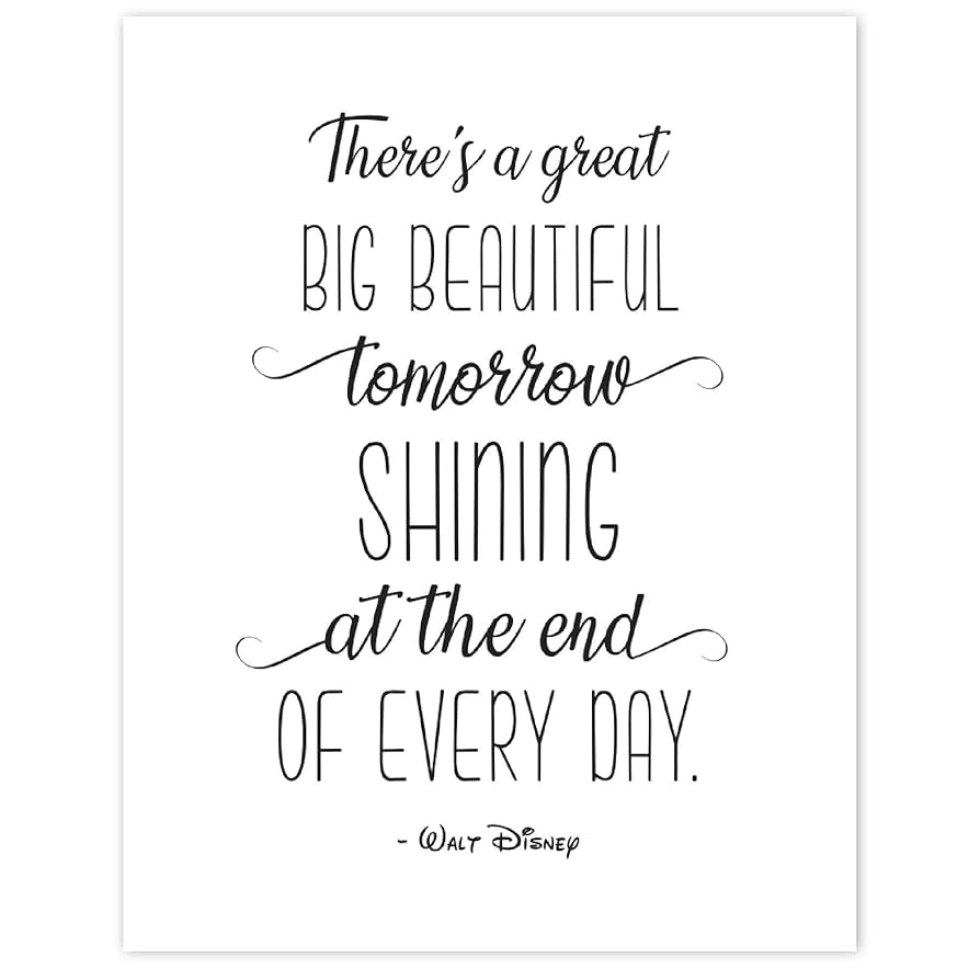 Amazon Simple Inspirational Walt Disney Quote Prints 1 