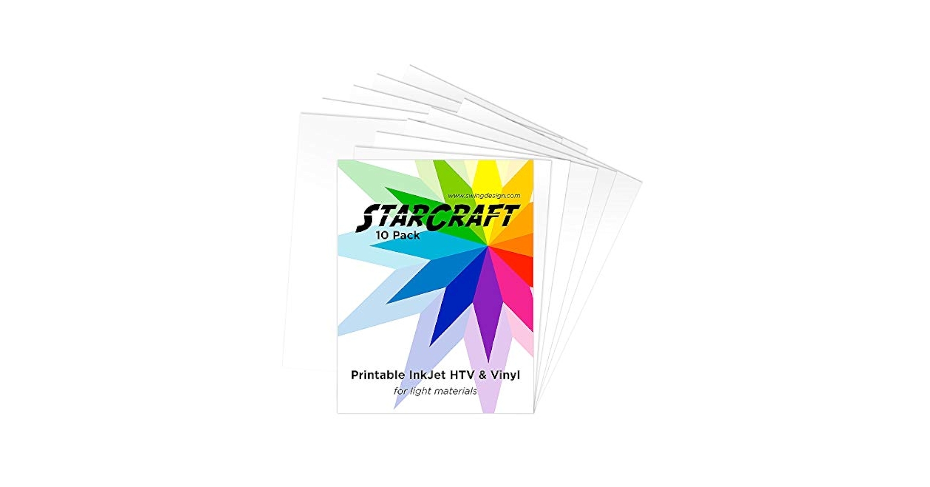 Amazon StarCraft Inkjet Printable Heat Transfer HTV 10 Sheet Pack Light Materials