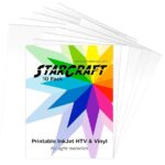 Amazon StarCraft Inkjet Printable Heat Transfer HTV 10 Sheet Pack Light Materials