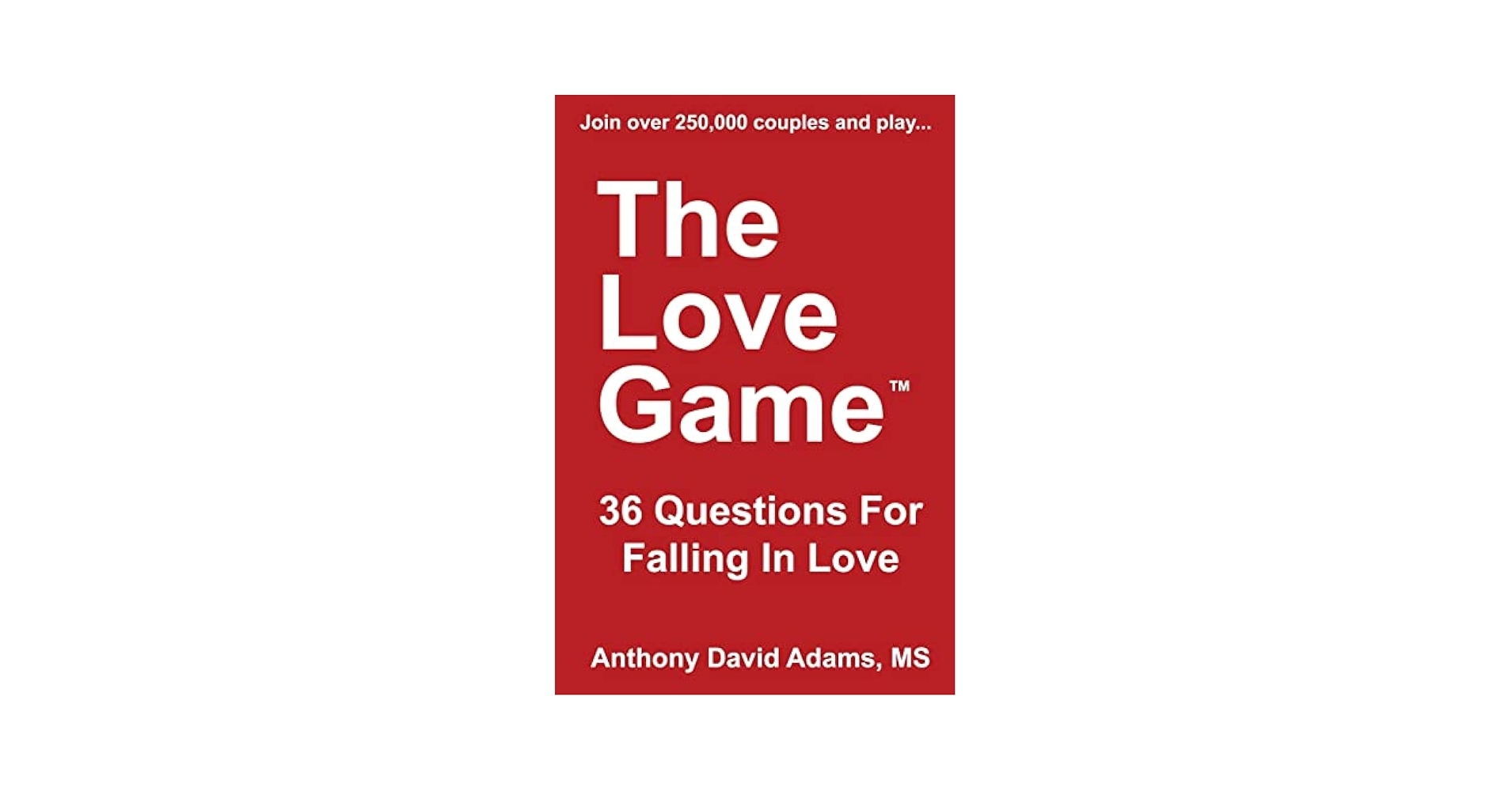 Amazon The Love Game 36 Questions For Falling In Love The 