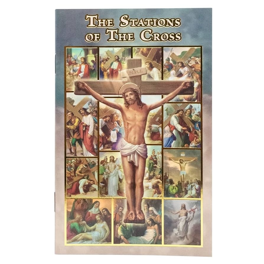 Amazon The Stations Of The Cross Booklet Full Color Images With Scripture Prayers And Guided Meditation Great Catholic Devotional Prayer For The Season Of Lent Office Products