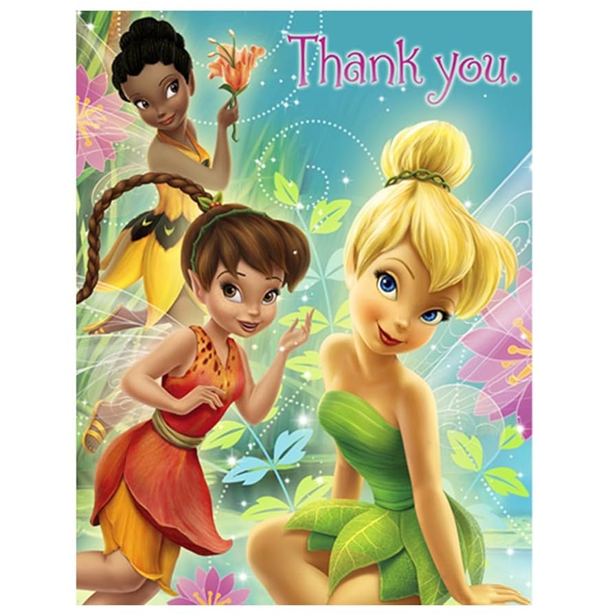 Amazon Tink U0026 Fairies Thank You Notes Office Products Amazon Tink U0026 Fairies Thank You Notes Office Products