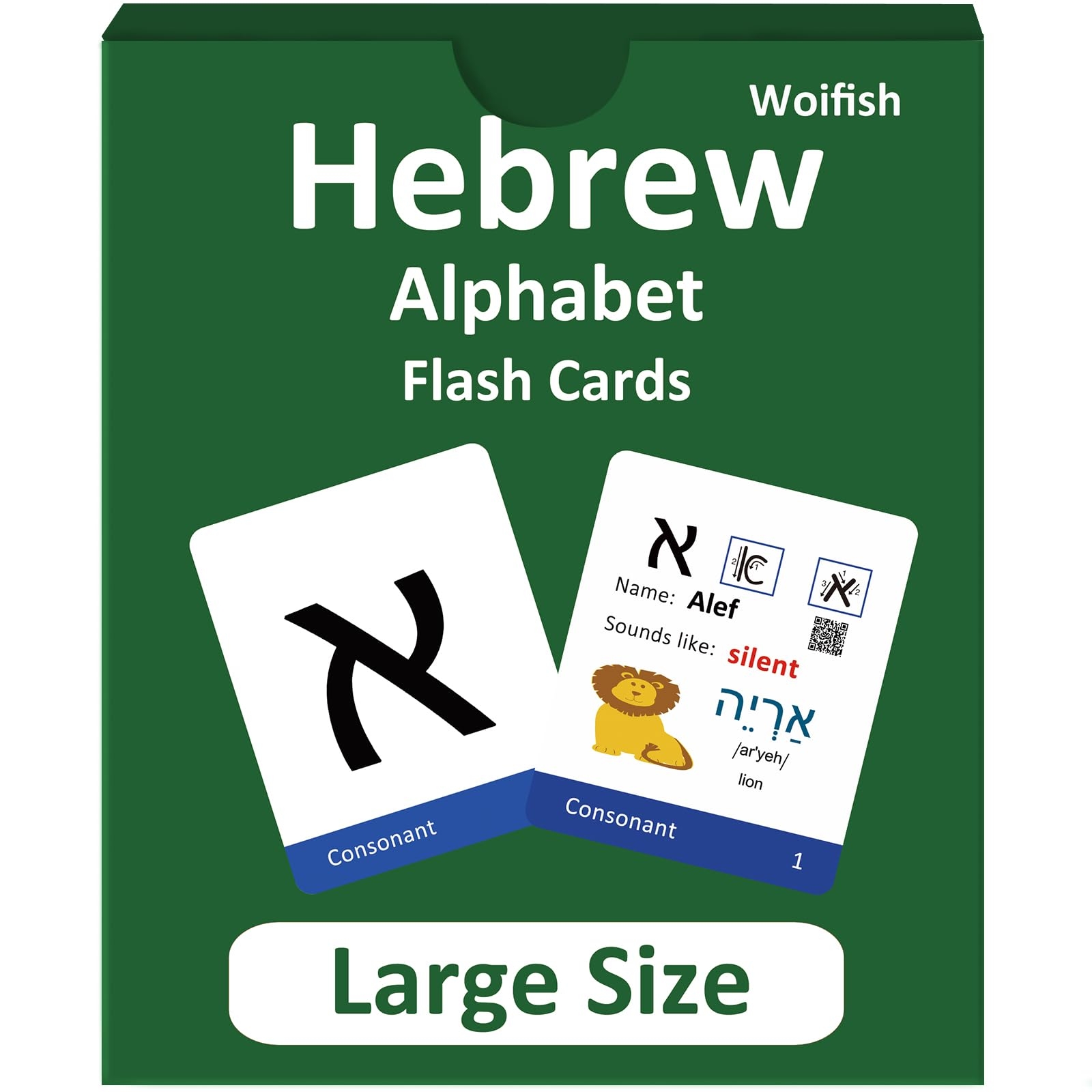Amazon Woifish Biblical Hebrew Alphabet Flash Cards Toys U0026 Games