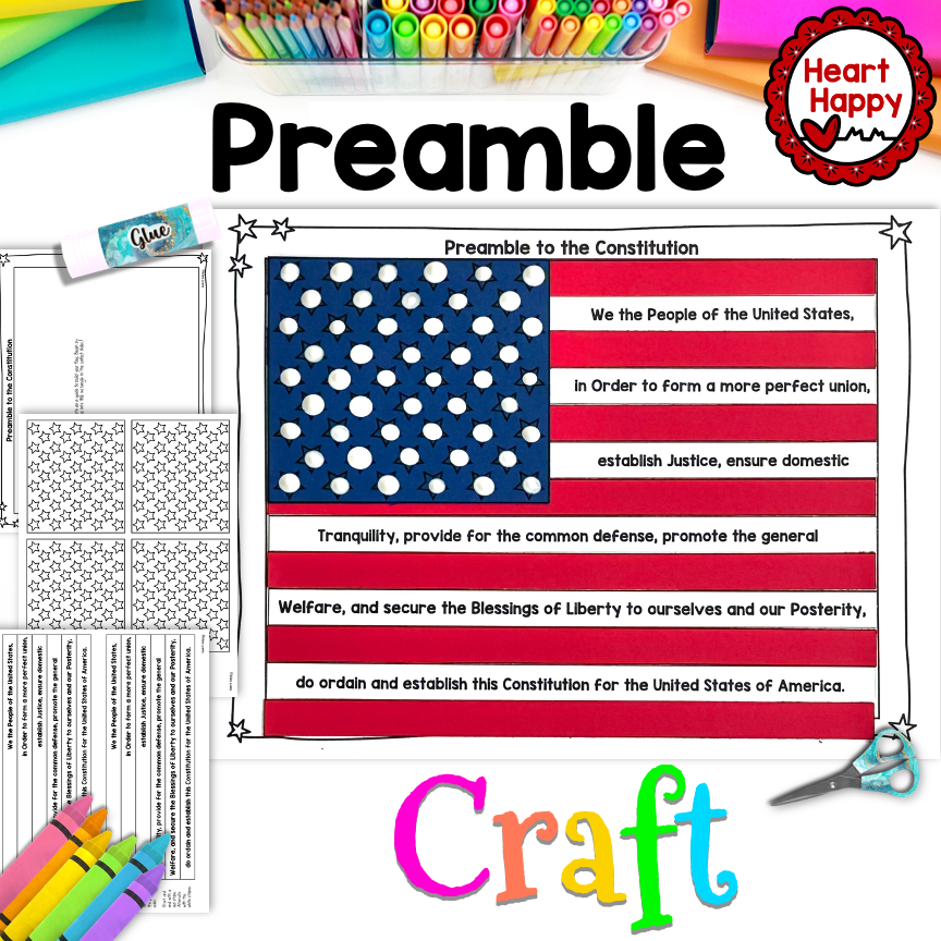 preamble to the constitution printable preamble to the constitution printable