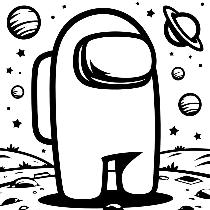 Among Us Coloring Pages 40 Coloring Sheets From The Game
