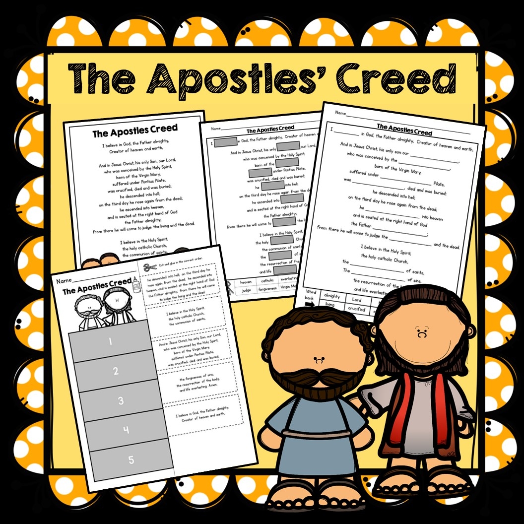 the apostles creed printable the apostles creed printable