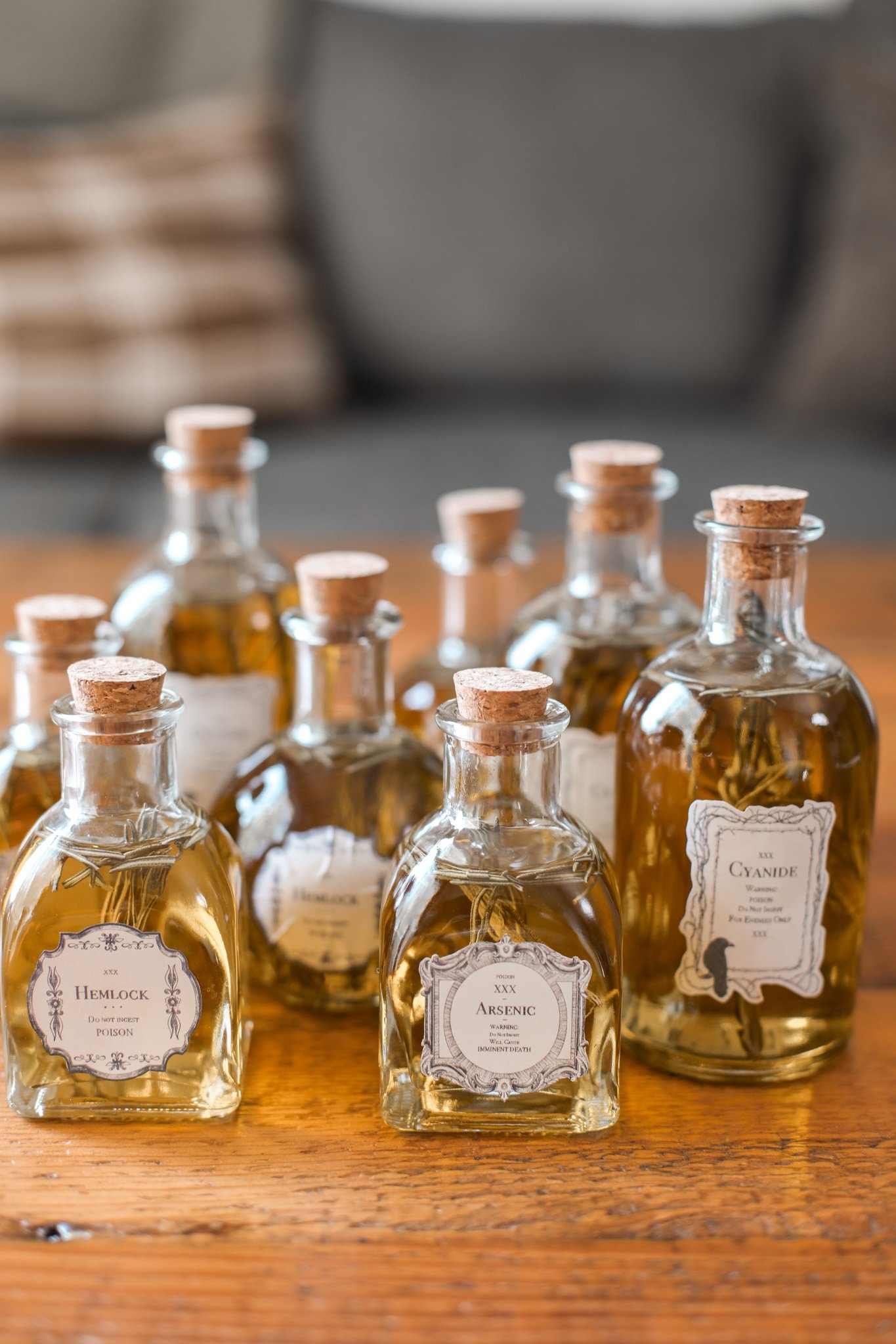 Apothecary Potion Bottle Favors u0026 Printable Labels Entertain 