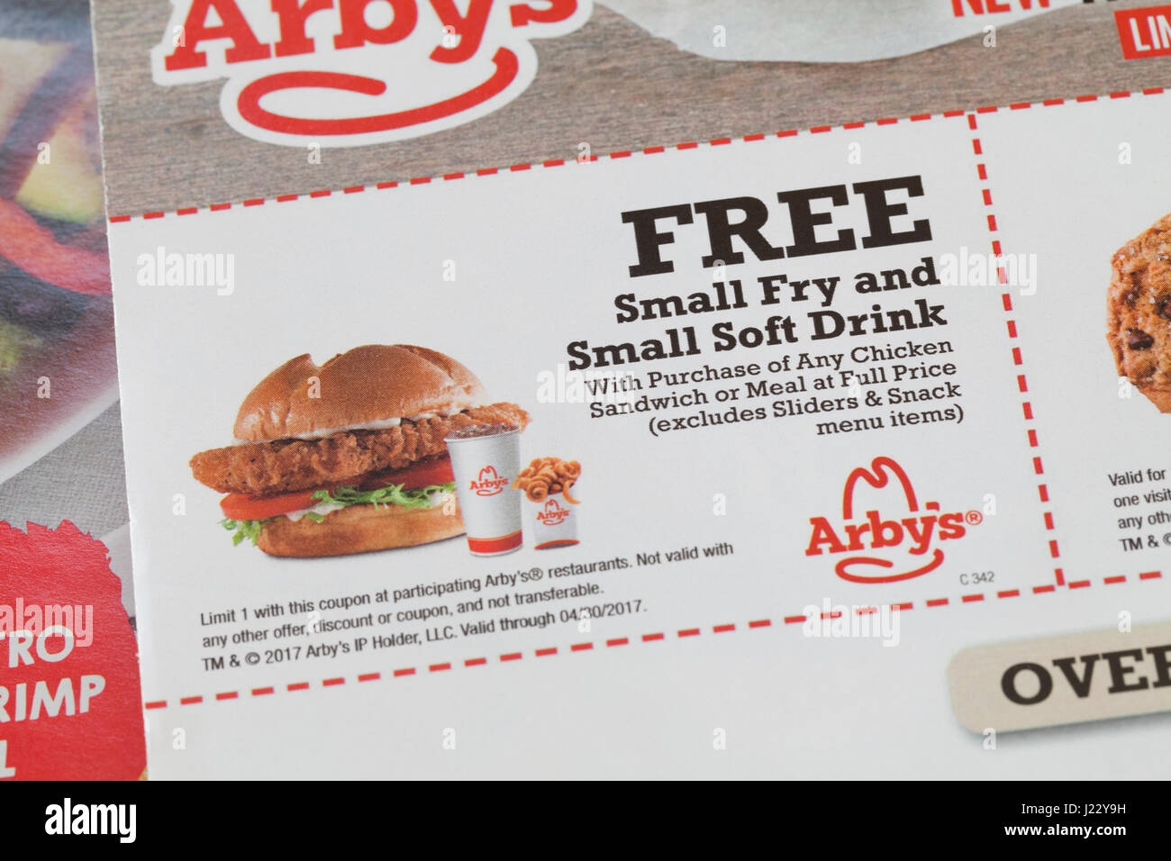 Arbys Sandwich Coupons Hi res Stock Photography And Images Alamy