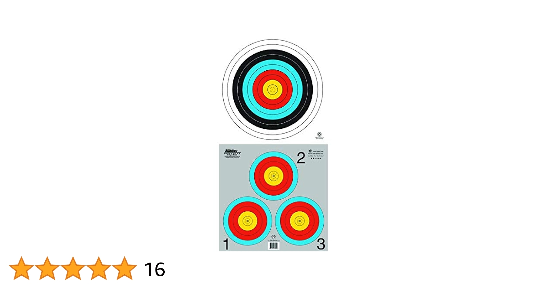Archery Target THREE ARCHERS Vegas 3 Spot S 30 Pack Official Competition Faces Target Scoring