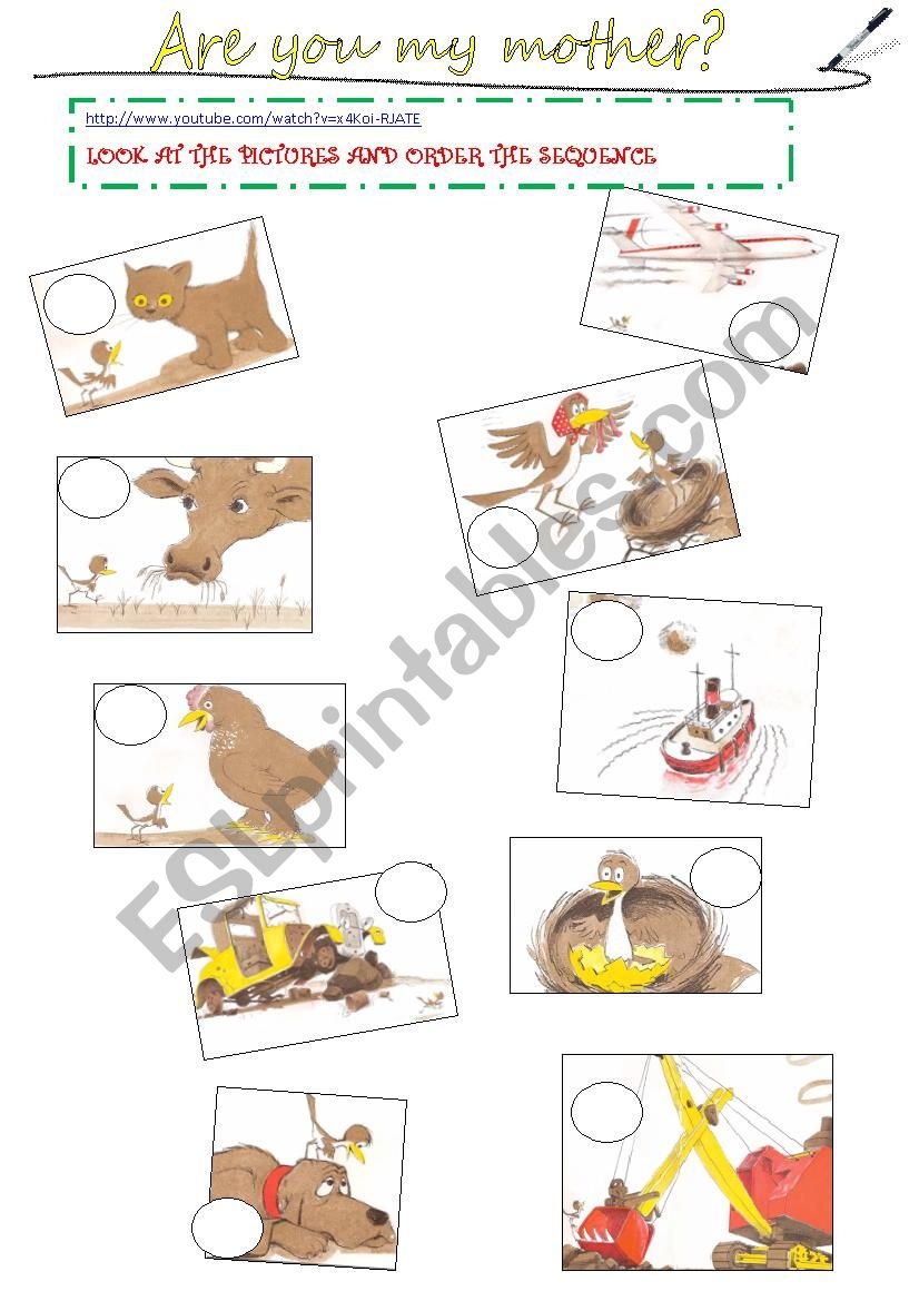 Are You My Mother ESL Worksheet By BRISANATY Worksheets Library
