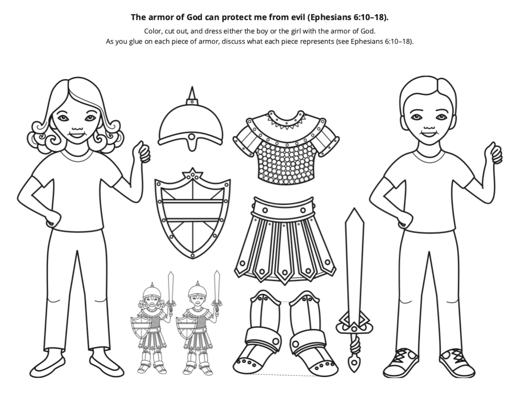 Armor Of God Archives Teaching Children The Gospel Worksheets Library
