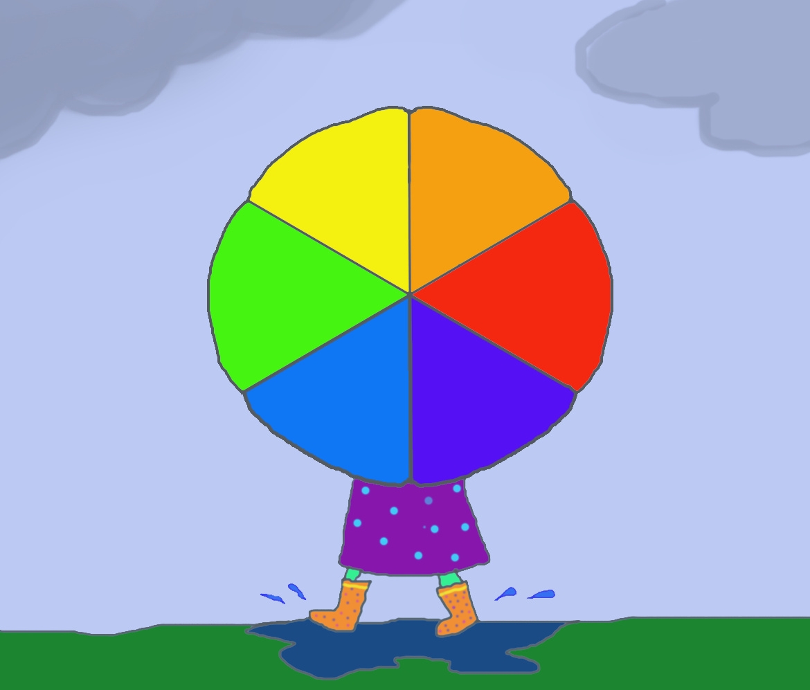 Art Class Ideas Color Wheel Umbrella Art Class Ideas Color Wheel Umbrella