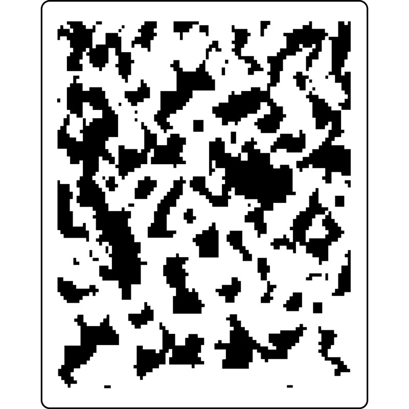 Art Premium Stencil 20x25cm Digital Camo Pattern Only For 2 80