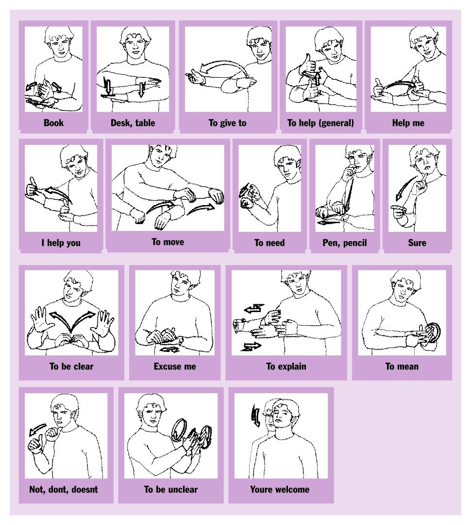 ASL Flash Cards 6 Free PDF Printables Printablee