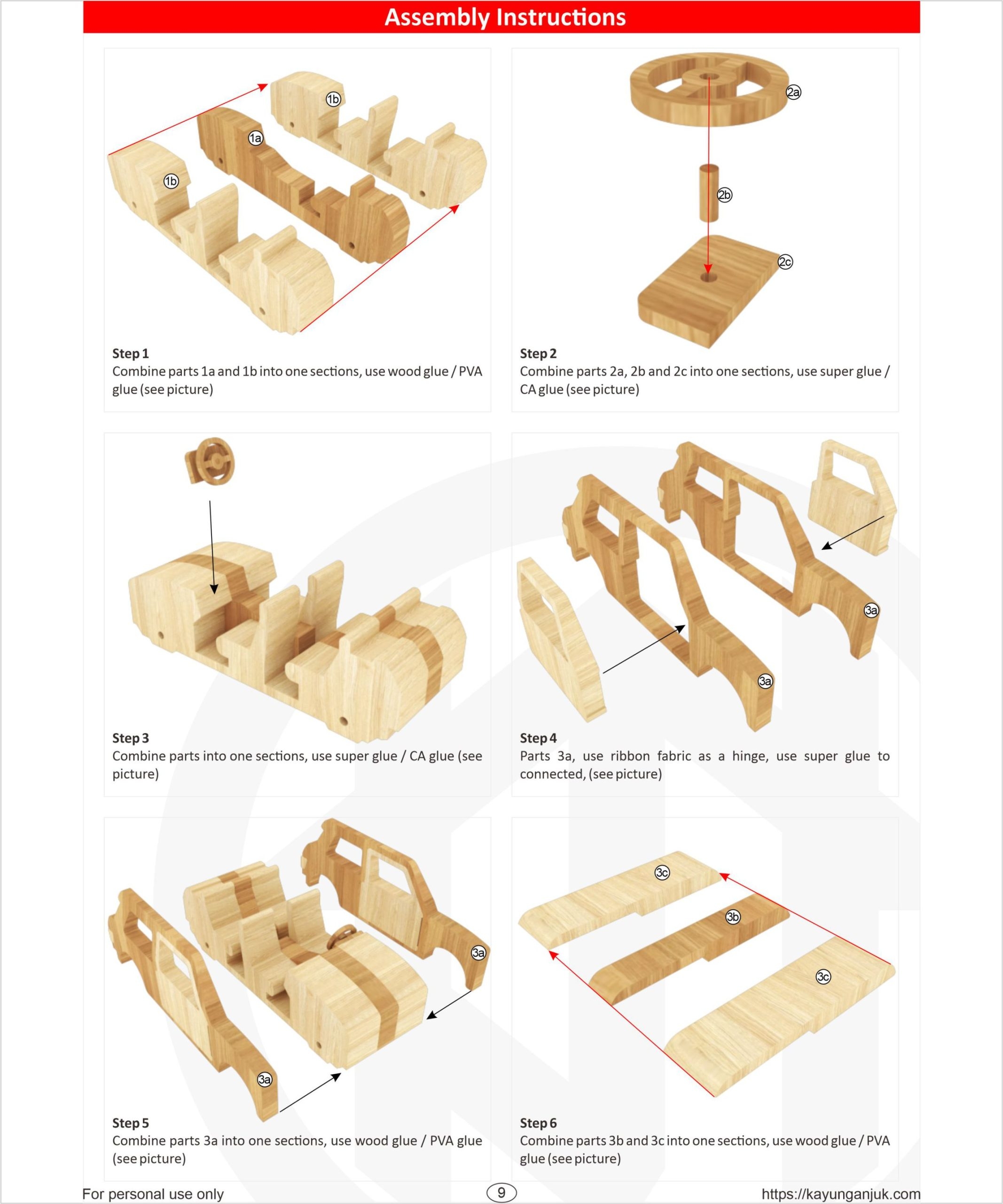 Austin Mini Wooden Toy Plans Download PDF