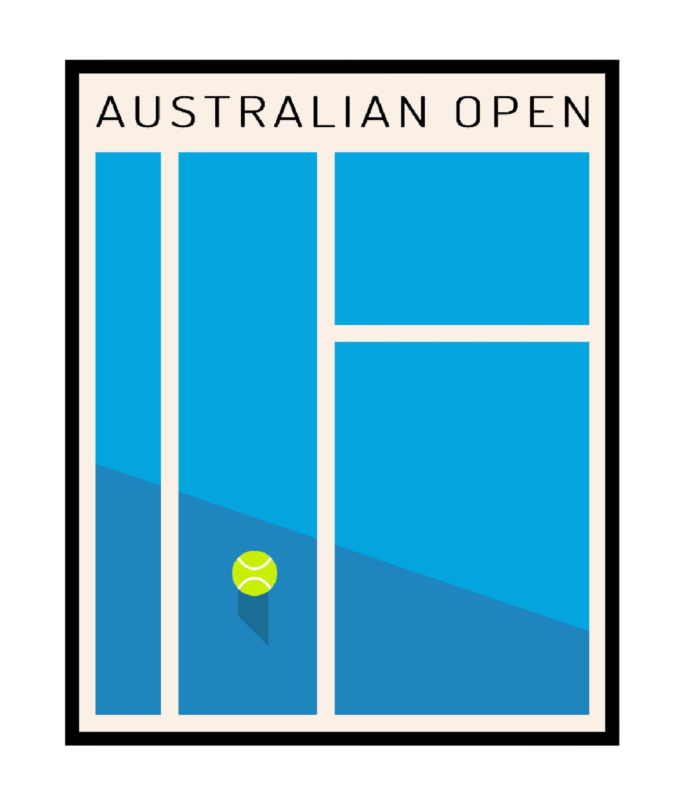 Australian Open Download 2024 Draw Poster CODE Sports 