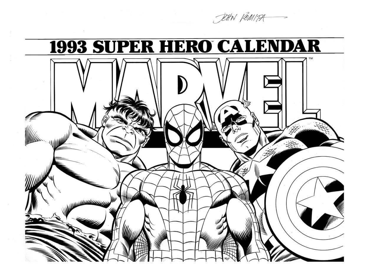 free printable avengers coloring pages