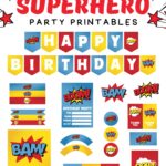 Awesome Superhero Party Printables FREE Download Catch My Party