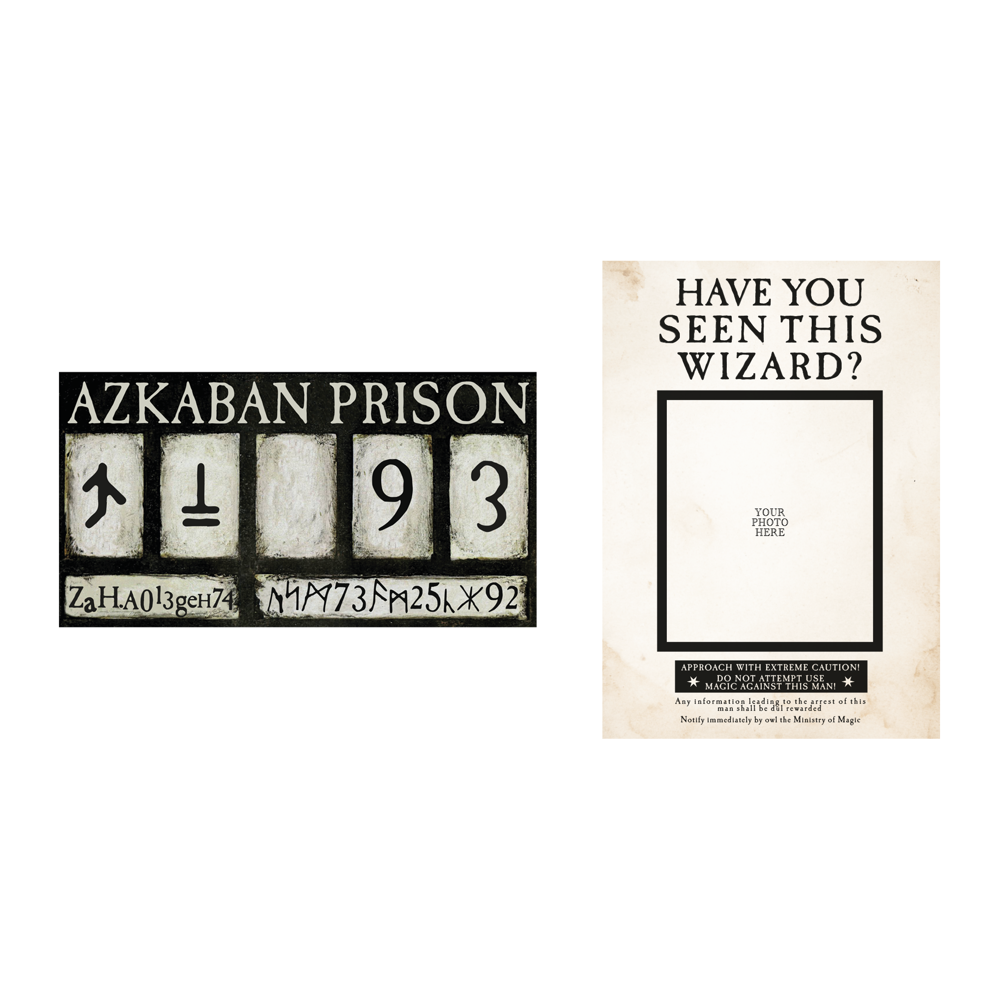 Azkaban Plate And Poster