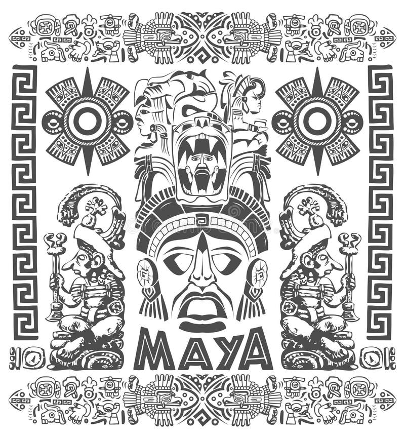 Aztec Tattoo Stock Illustrations 23 776 Aztec Tattoo Stock 