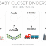 Baby Closet Dividers FREE Printables Sweet Softies