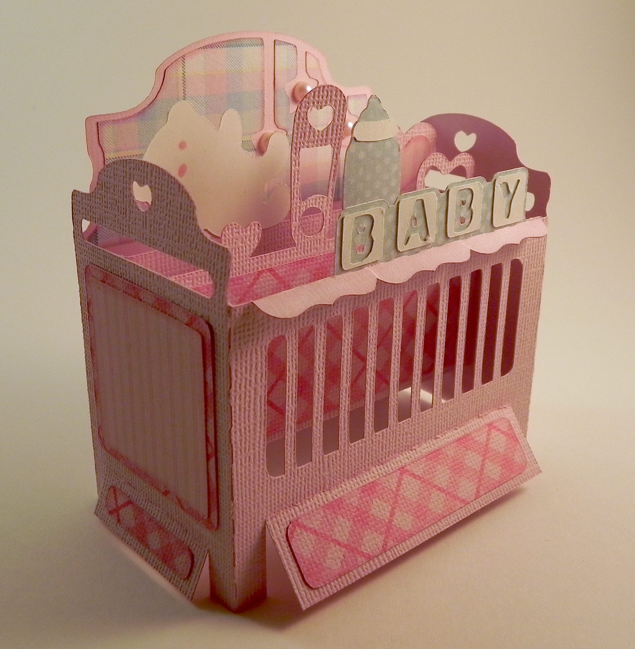 baby pop up crib box template printable