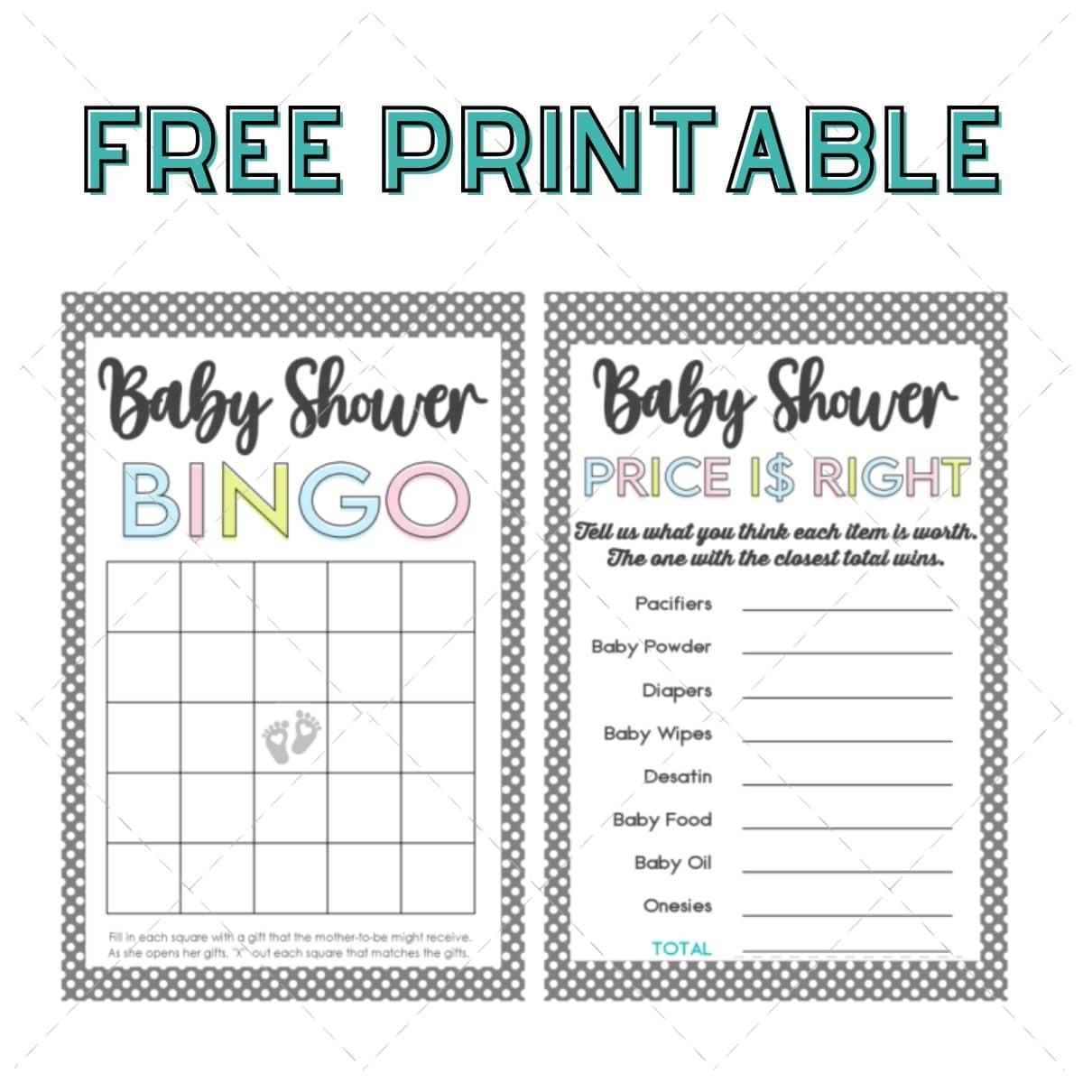 BABY SHOWER GAMES The Girl Creative