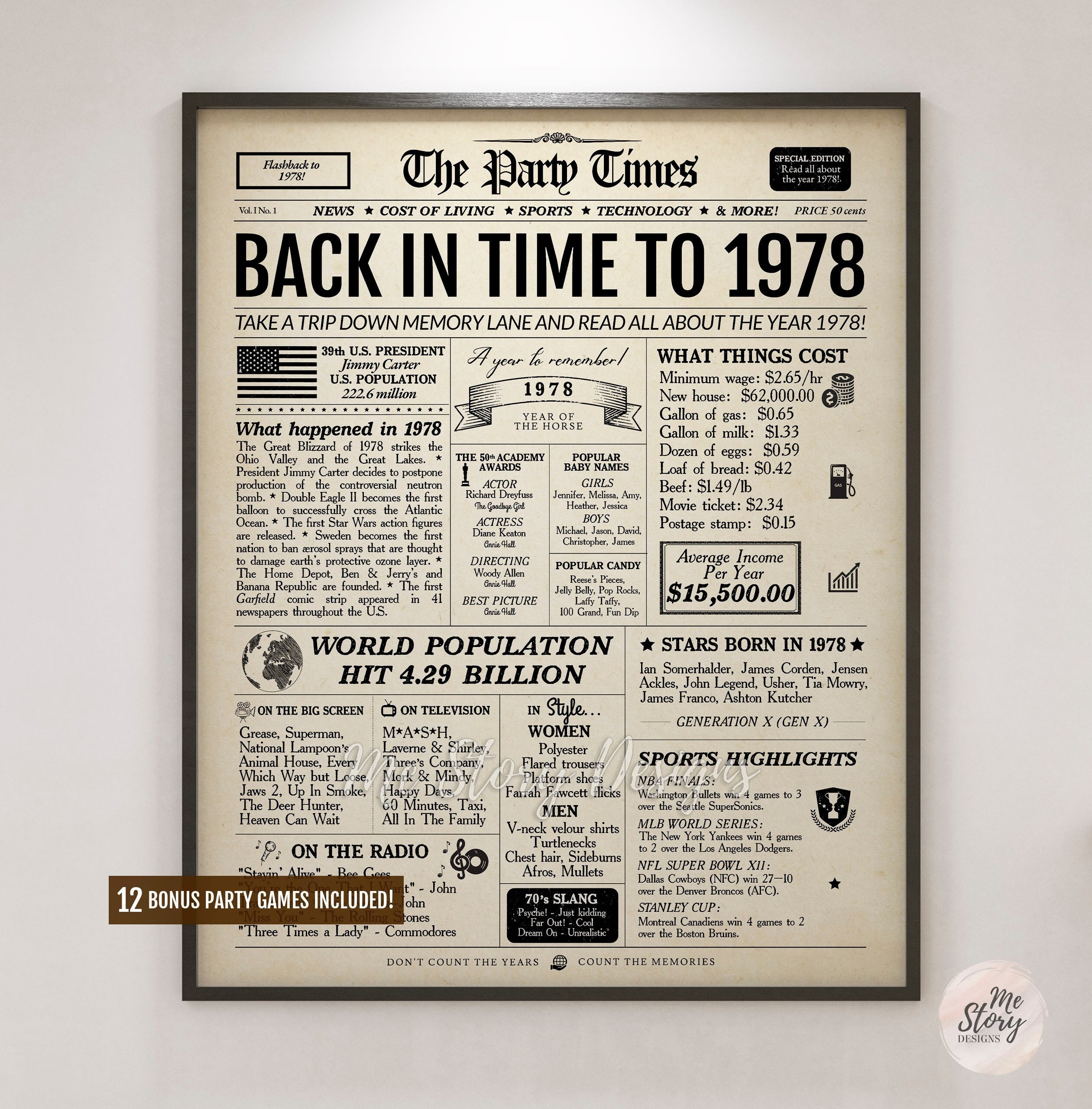 what happened in 1978 printable what happened in 1978 printable