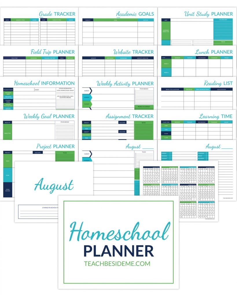 Back To School Homeschool Planner