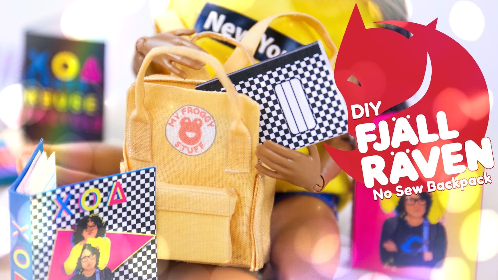 Back To School My Froggy Stuff Merch For Dolls Plus No Sew 
