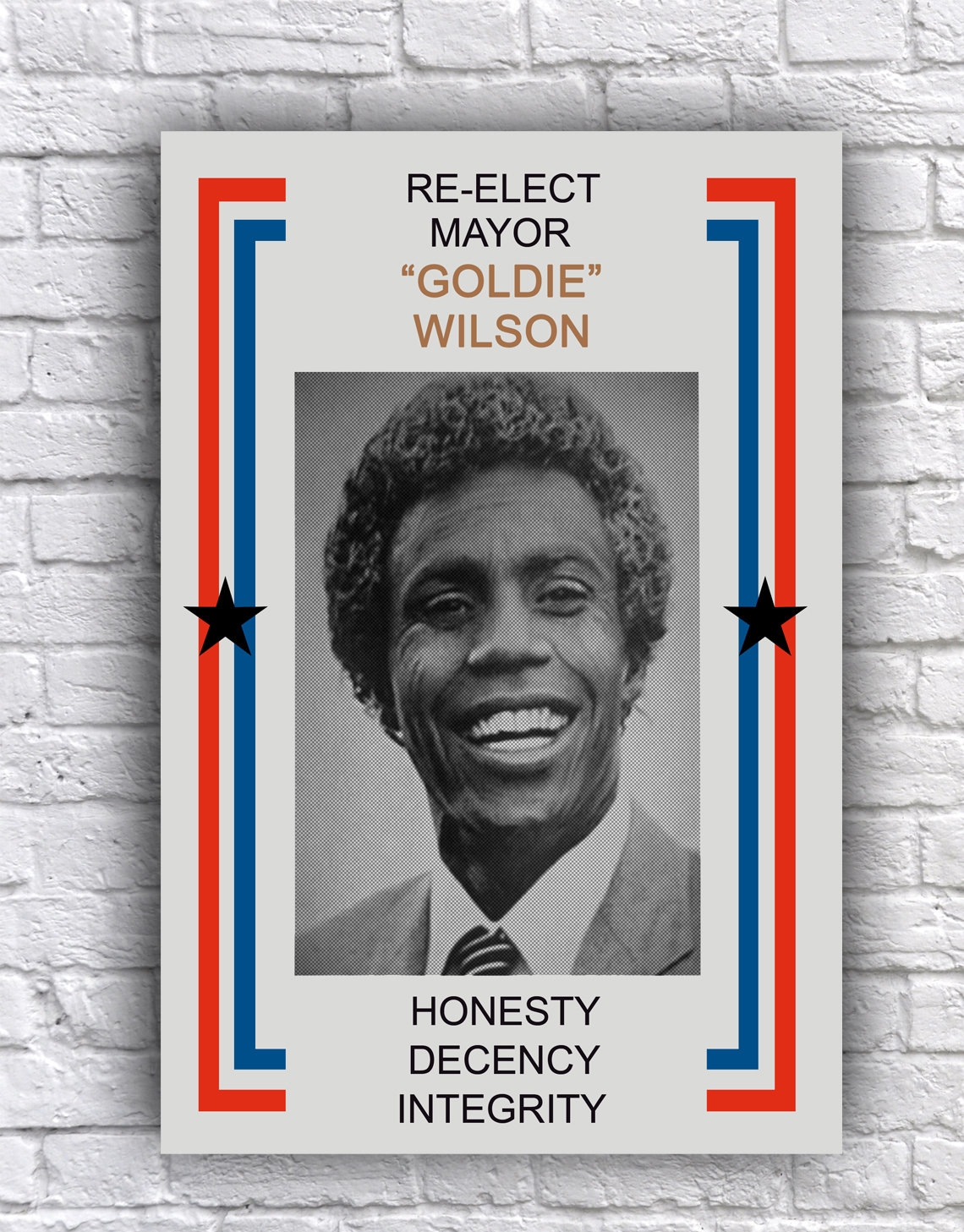 Back To The Future Re elect Mayor Goldie Wilson For Hill Valley Mayor 12