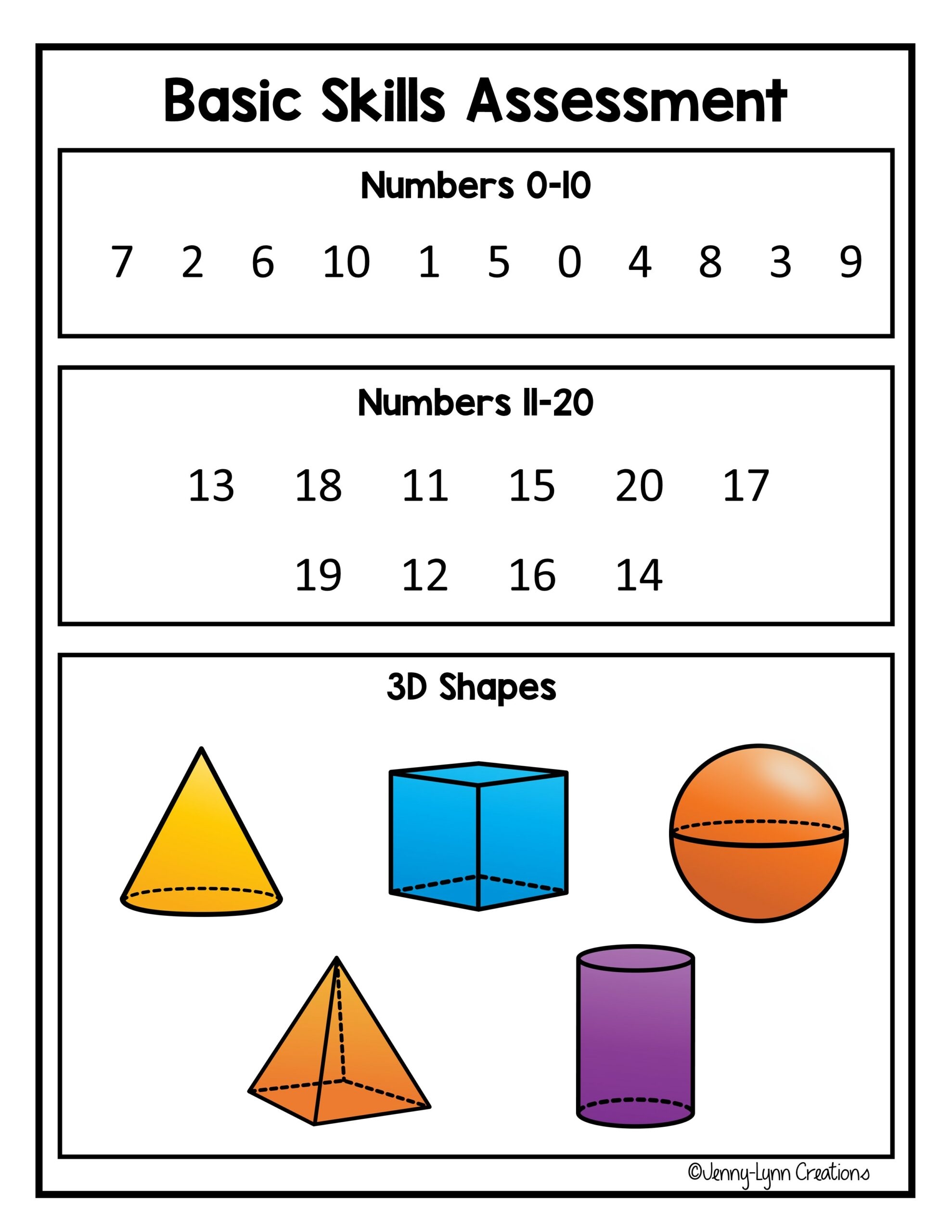 Basic Skills Assessment Made By Teachers