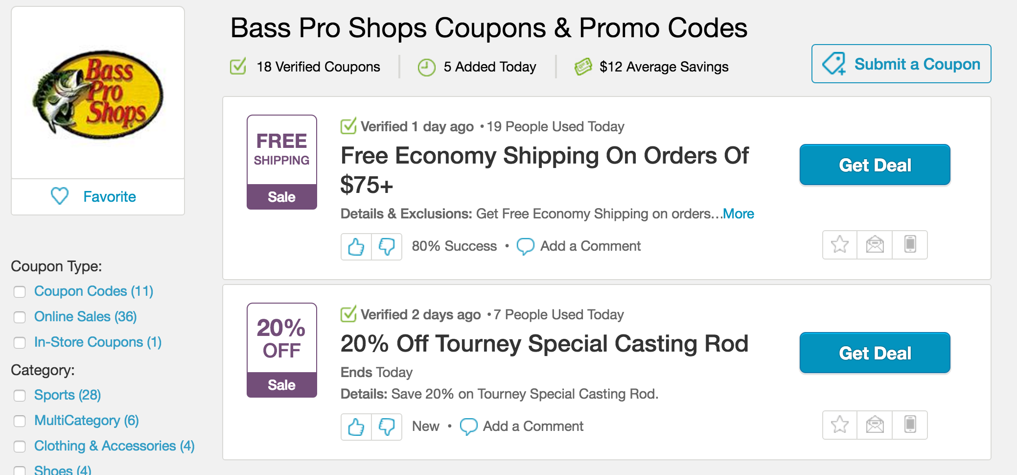 Bass Outlet In Store Coupon Online