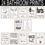 Bathroom Rules Printable Restroom Signs Funny Bathroom Sets Bathroom Signs Print Fart Gifts Funny Housewarming Gift New Home Etsy