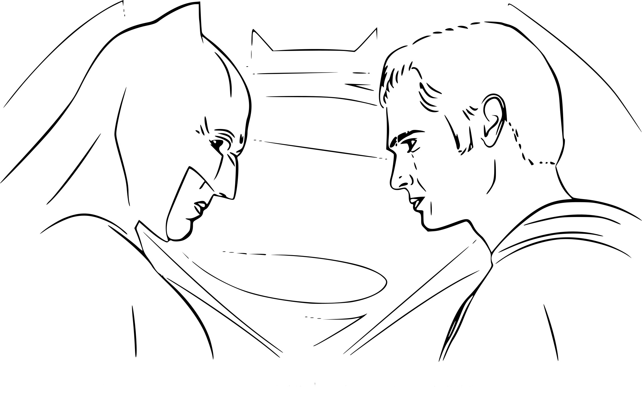 Batman Vs Superman Coloring Page Free Printable Coloring Pages 