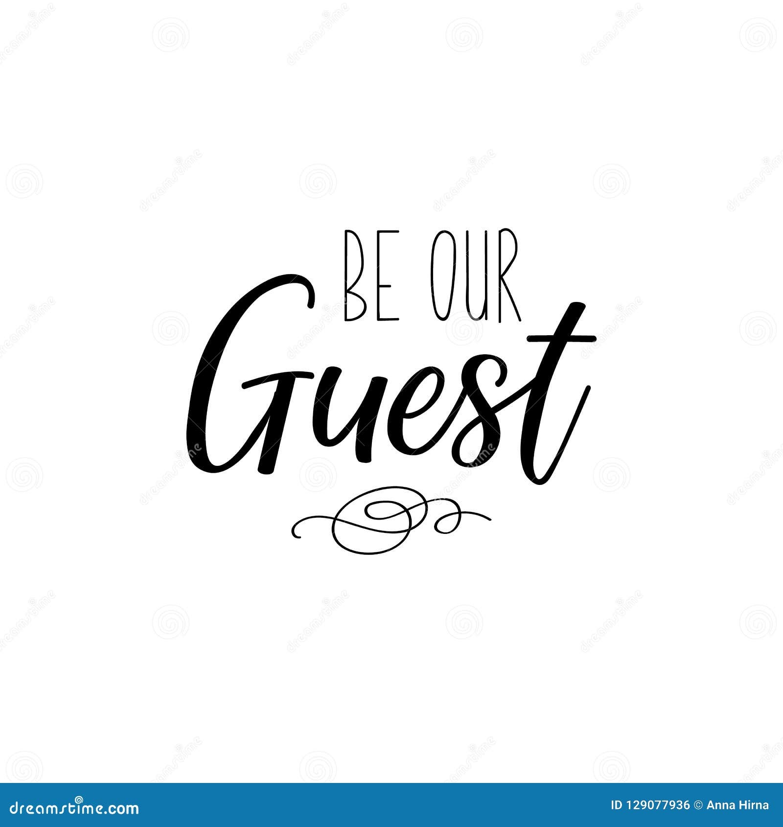 be our guest printable