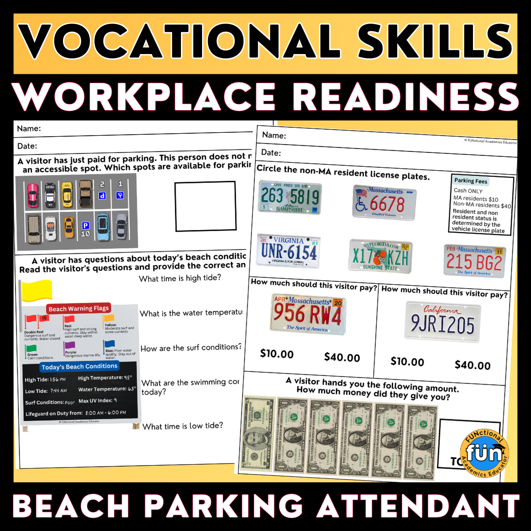 free printable vocational worksheets