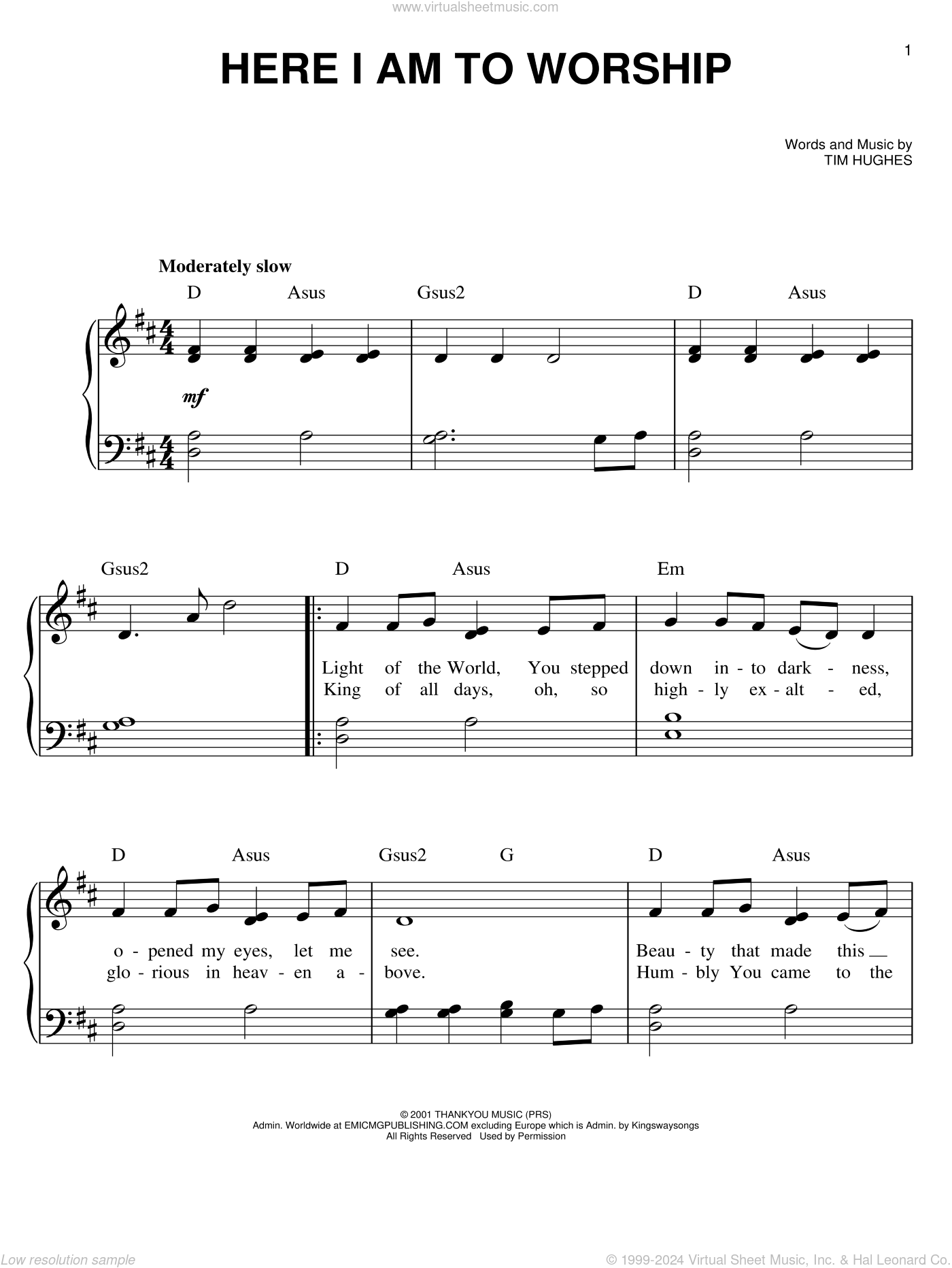 free printable christian piano music for beginners