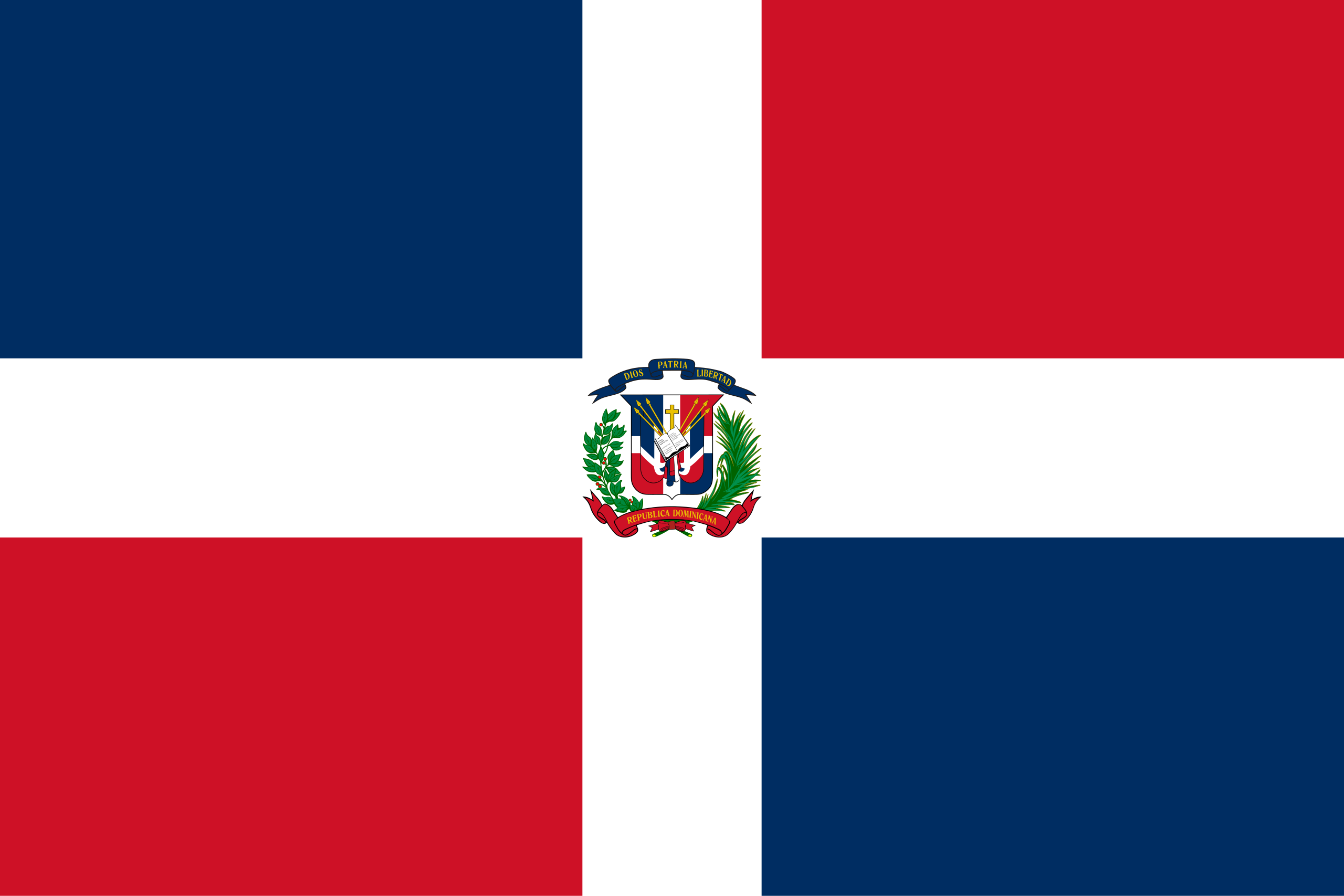 Berkas Flag Of The Dominican Republic svg Wikipedia Baso Minang